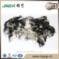 Fofo Mongolian pele de carneiro Fur Deep Green